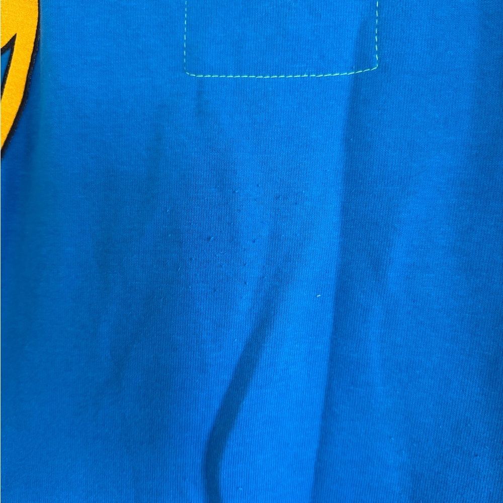 Aviator Nation Bright Blue Patchwork Patch Sweats… - image 7